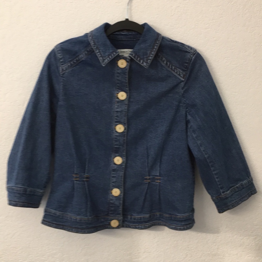 Coldwater Creek denim jacket size 10